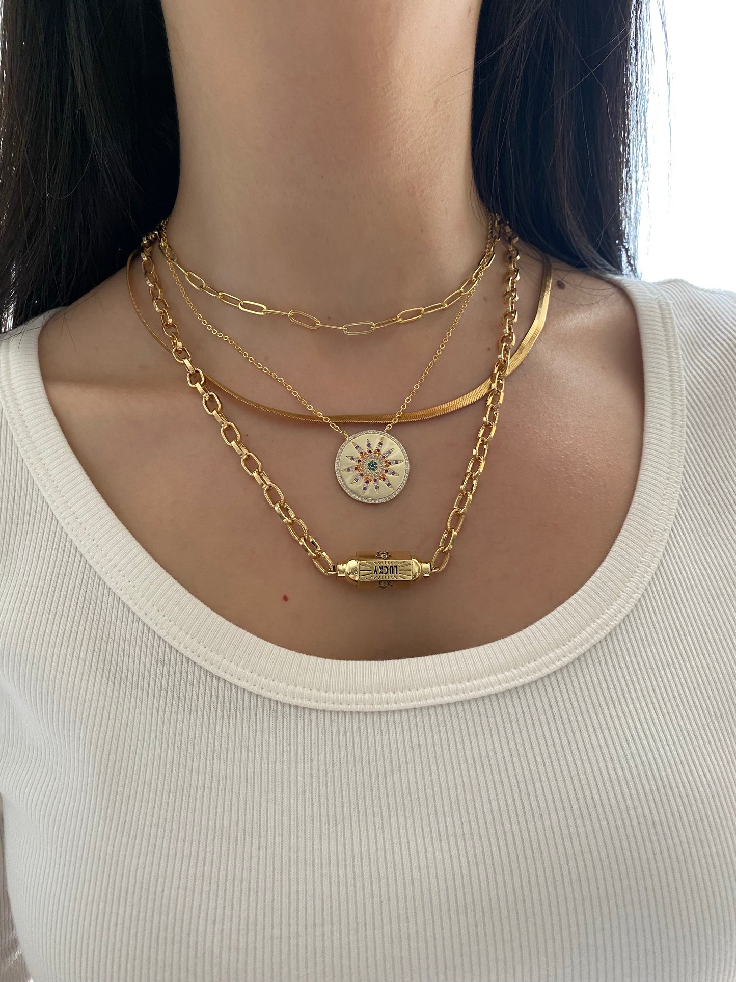 TARA Necklace - LUCKY Gold