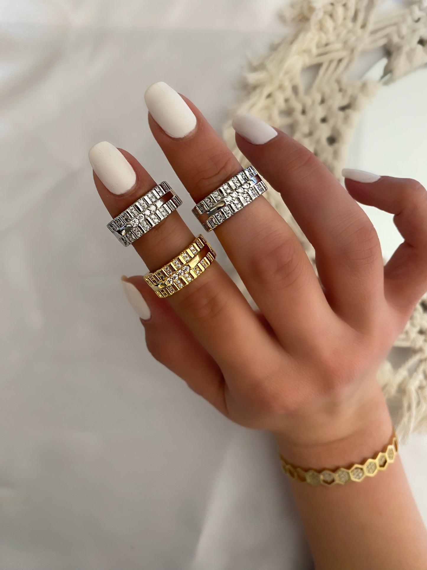 NYLA Ring- Gold Color