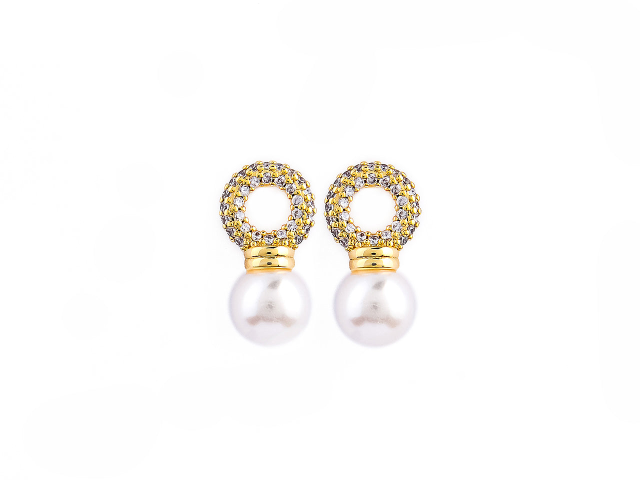 PEARLA MINI Earrings - Gold Color