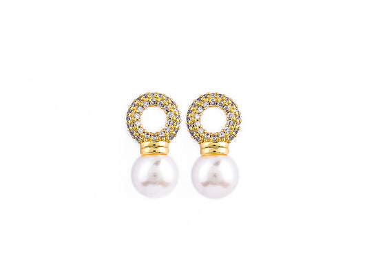 PEARLA MINI Earrings - Gold Color